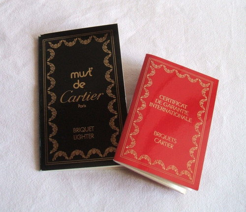 Must cartier notice briquet - must, de