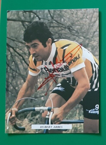 Cyclisme carte cycliste hubert - carte,