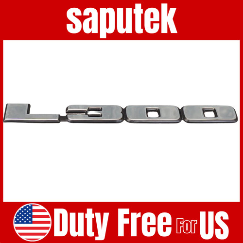 Insigne logo chrome adapté - 3d,