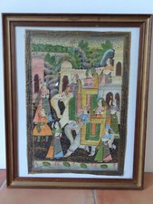ancienne peinture sur soie