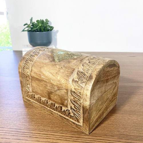 Boîte ancienne bois - boîte,