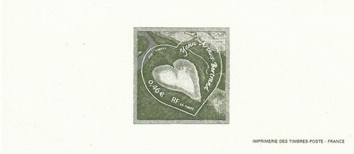 Gravure epreuve timbre - epreuve,