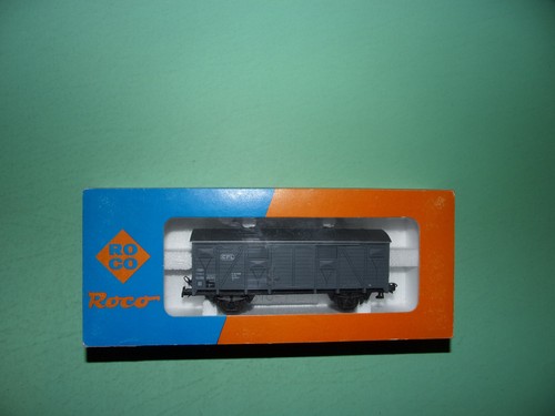 Roco wagon couvert court gris - roco,