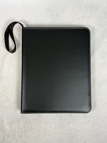 Classeur noir rigide zippé