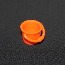Playmobil vie quotidienne seau orange vintage 3206