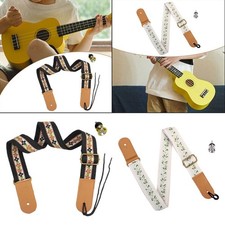 Musique Broided Ukulele Strap Longueur réglable pour le concert de soprano