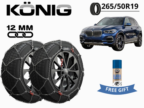 Chaînes neige konig 12mm - chaînes,