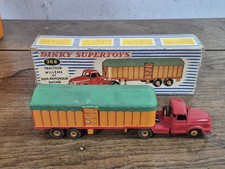Jouet Ancien Camion Willeme Semi Bâche Dinky Toys Avec Boite