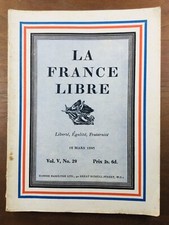 Résistance 1943 Rare Revue La