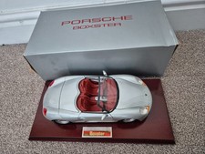 1/18 GWILO Porsche Boxster Argent Dealer Édition Voiture Miniature Nouveau Sur