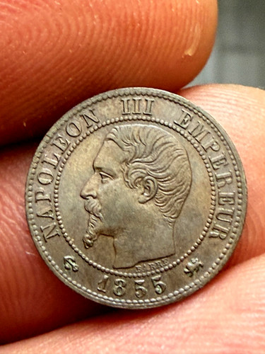 Centime napoléon iii tête - napoléon,