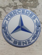Plaque émaillée Automobile MERCEDES BENZ Enamel Sign no Porsche Bmw Audi Jaguar