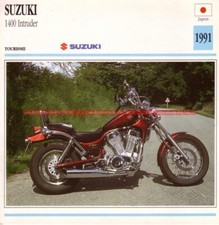 SUZUKI VS 1400 Intruder 1991 : Fiche Moto #000840