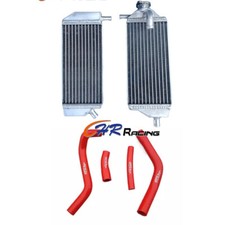 Aluminum radiator and Red Hose