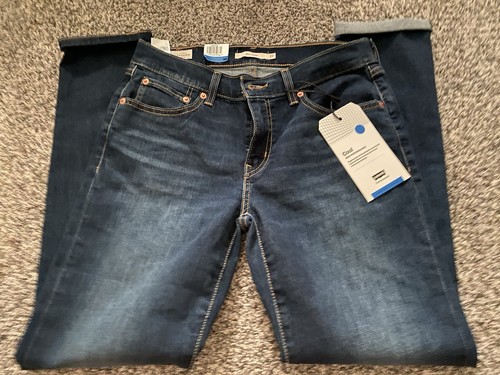 Levi dark wash straight - wash,