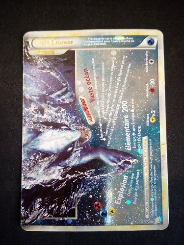 Carte pokémon lugia - lugia, légende