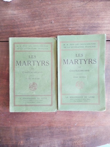 Les martyrs chateaubriand - les,