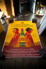 JB ✯ WHISKY Large French Vintage Drink Poster Original 2010's