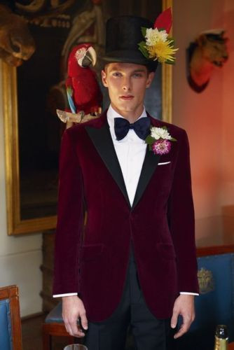 Hommes bordeaux velours veste - hommes,