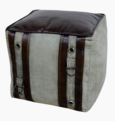 Square canvas leather - canvas,