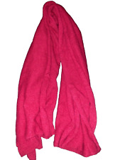 Echarpe Châle Massimo Dutti 100% Cachemire Rouge Bordeaux NEUF+ETIQUETTE