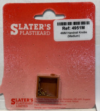 Slaters 4951M - 4mm Échelle (00 Échelle) - 12 x 2.0mm Laiton Rampe Boutons - 2nd
