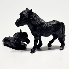 VEB PLAHO Marolin 1:32 animaux SHETLANDPONY avec PONEY POULAIN...