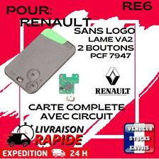 Carte compatible Renault 2 boutons pour Laguna II, Espace IV, Velsati