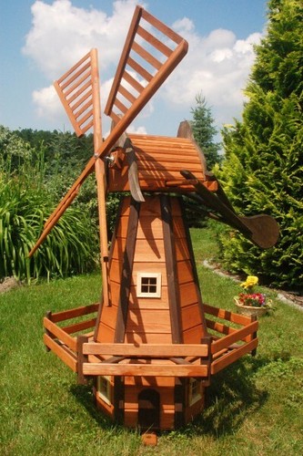 Moulin vent jardin en - moulin,