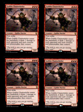 MRM ENGLISH 4x Tournoyeur de cha�nes gobelin - Goblin Chainwhirler MTG Magic DOM