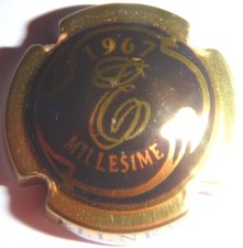 Capsule de Champagne : RARE  !!! ELLNER Charles , n°1 , 1967 MILLESIME