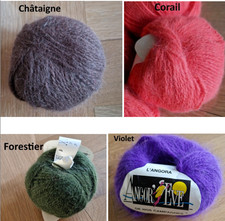 Pelote laine 70% angora et 30%
