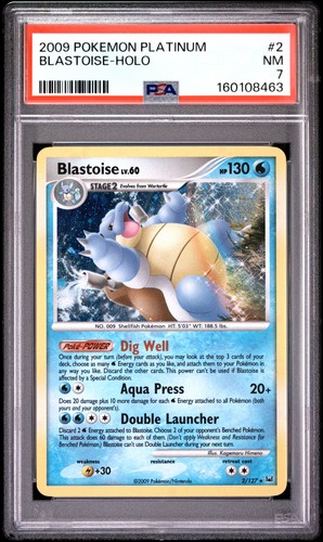 Blastoise holo 127 psa - blastoise, 2/127