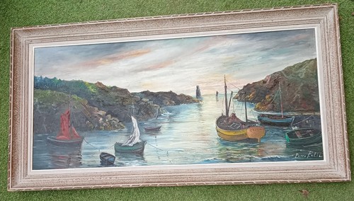 Grande peinture huile sur - grande,