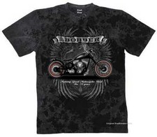 T-Shirt Batik Noir Vintage