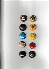 LOT DE 10 PLAQUES DE MUSELETS