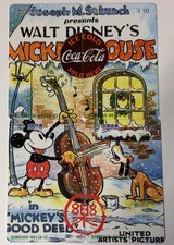 COCA COLA LOT  PUZZLE 4 TELECARTES PREPAYEES  MICKEY  NOEL