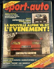 SPORT AUTO SportAuto 278 Mars 1985 Alpine V6 GT Supercinq Gt Turbo 205 Gti