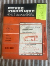 Revue Technique Citroen AMI 6 ami 8 Akb 8 RTA