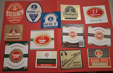 LOT 13 ETIQUETTES  BRASSERIE DE BASSE YUTZ  EXCELLENT ETAT