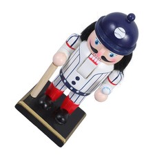  Casse Noisette Figurine Soldat Ornement De Baseball Décor Casse-noix Bois