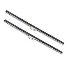 2 essuie-glaces en acier