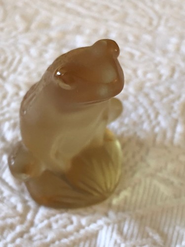 Grenouille lalique couleur - lalique,
