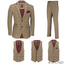 Hommes Marron Motif Chevrons 3