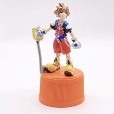 Mini figurine Sora Kingdom Hearts bouchon bouteille Asahi Bireley’s 2002...