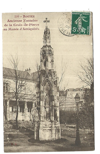 Rouen ancienne fontaine - rouen,