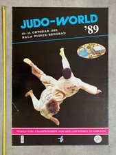 World Judo Championship Belgrad Yugoslavia Bosnia 1989 vintage poster