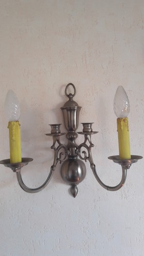 Lustres étain appliques - et,