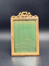 Cadre photo bronze doré style