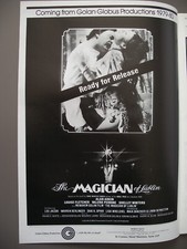 The Magician of Lublin 1979  advance MOVIE POSTER EXTREMELY RARE MODEL AD